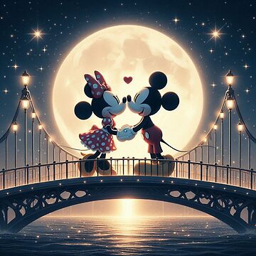 Artwork thumbnail, Romantic Kiss Minnie and Mickey by EPDL