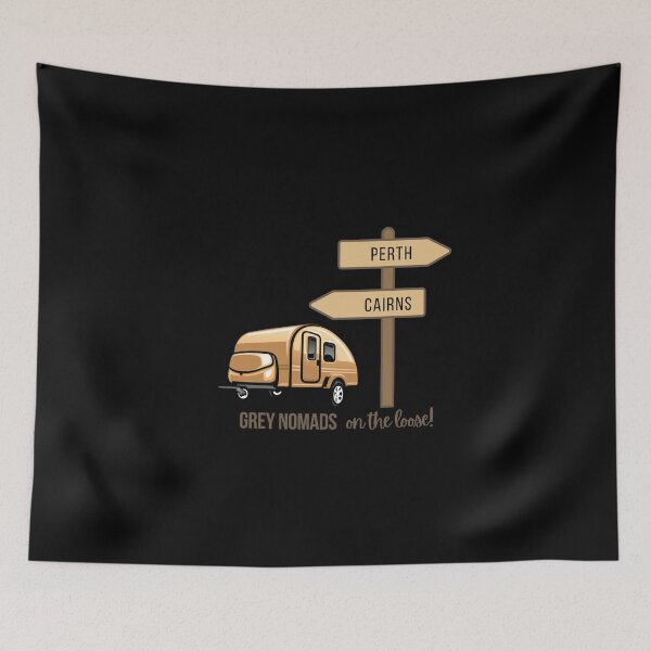 Item preview, Cairns to Perth -  Grey Nomads Caravan designed and sold by PurrfectionMeow.