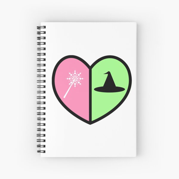 Item preview, Wicked The Musical Heart Elphaba Glinda Symbols designed and sold by sarahp77.