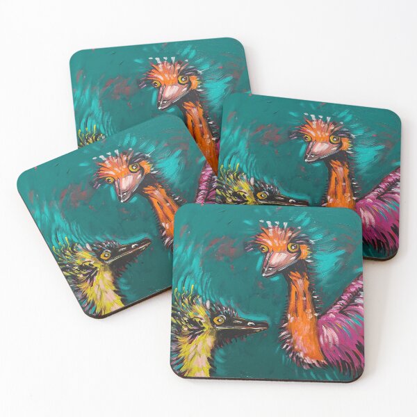 Item preview, Two Emus designed and sold by Lucycarart.
