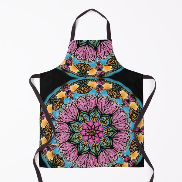 Item preview, Mandala pattern pink lotus flowers designed and sold by LifeTU.