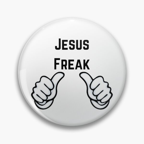 Item preview, Jesus Freak, black font designed and sold by Redeemed365.