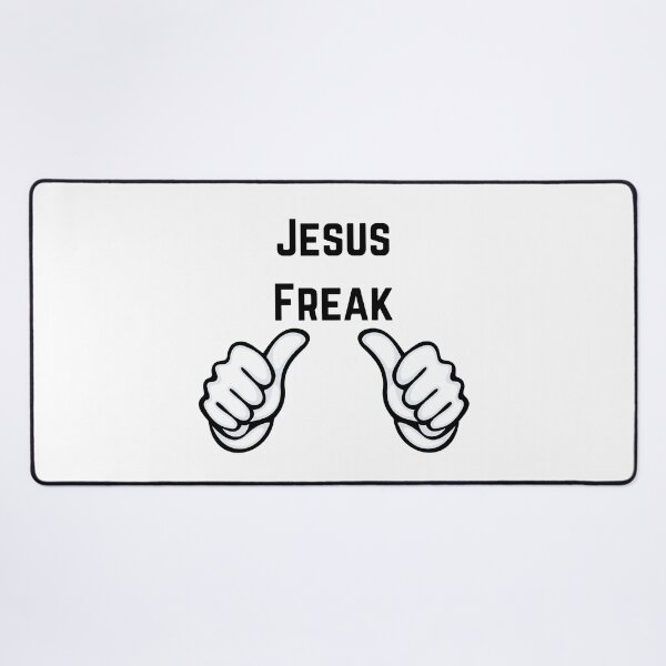 Item preview, Jesus Freak, black font designed and sold by Redeemed365.