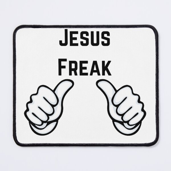 Item preview, Jesus Freak, black font designed and sold by Redeemed365.