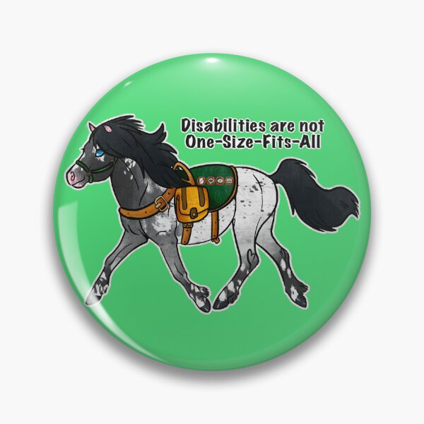 Item preview, Disabilities are not one size fits all (service miniature horse) designed and sold by Sparklepupfaeri.