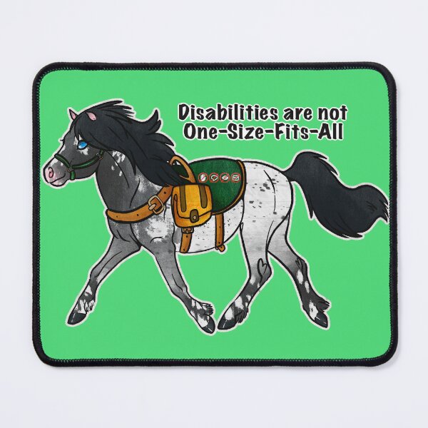 Item preview, Disabilities are not one size fits all (service miniature horse) designed and sold by Sparklepupfaeri.