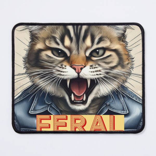 Item preview, Feral Cat 2 designed and sold by TheCussnWolf.