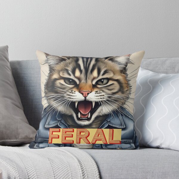 Item preview, Feral Cat 2 designed and sold by TheCussnWolf.