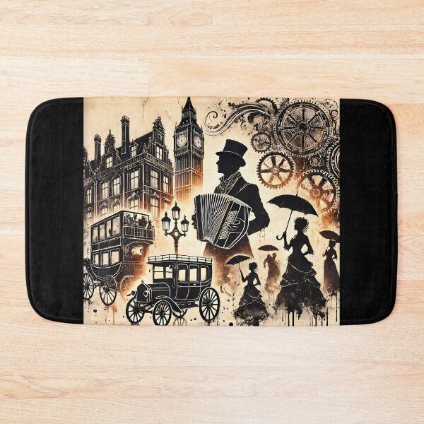 Item preview, The London Steampunk Vintage Accordionist designed and sold by Artbellachi.