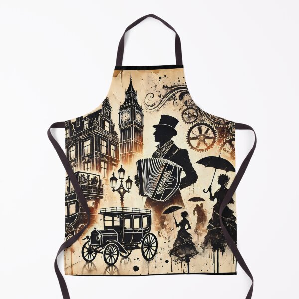 Item preview, The London Steampunk Vintage Accordionist designed and sold by Artbellachi.