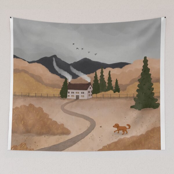 Item preview, Autumn cottage pumpkin patch designed and sold by makell-creates.
