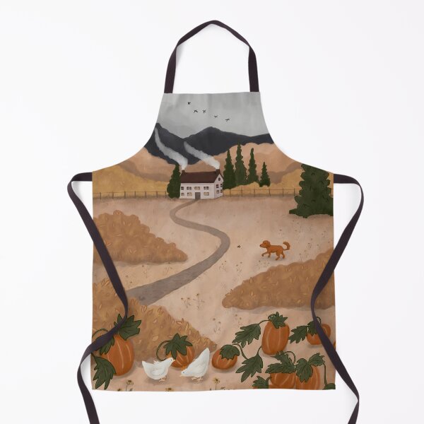 Item preview, Autumn cottage pumpkin patch designed and sold by makell-creates.