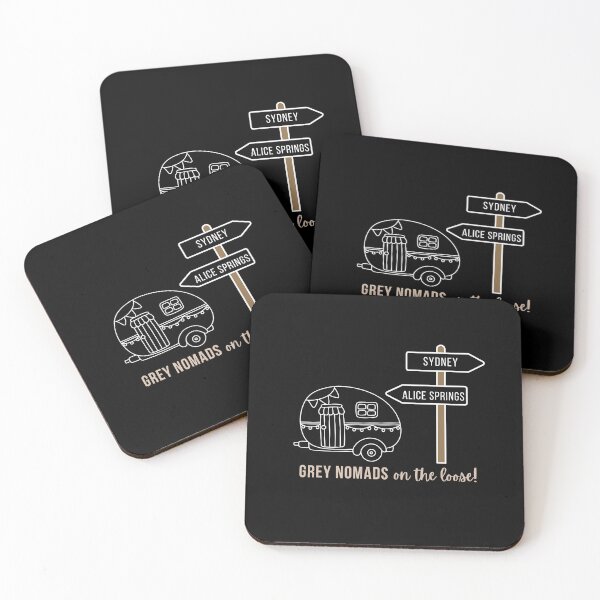 Item preview, Sydney to Alice Springs -  Grey Nomads Caravan designed and sold by PurrfectionMeow.