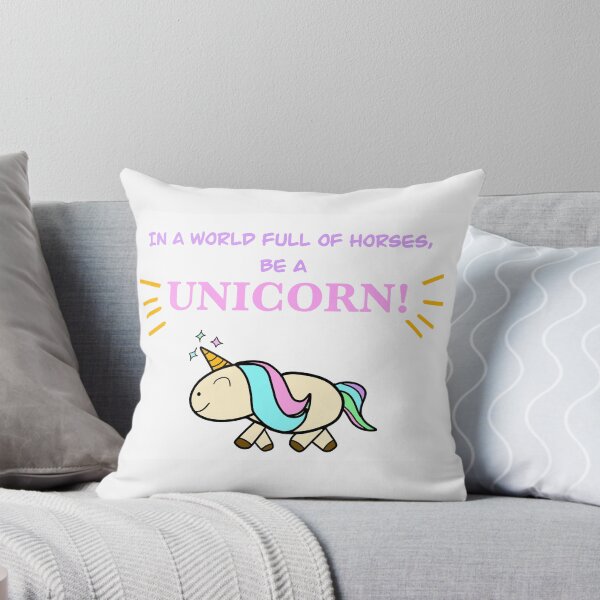 Artikelvorschau, Seien Sie ein Einhorn in einer Welt voller Pferde! entworfen und verkauft von RileyDrawsIt.