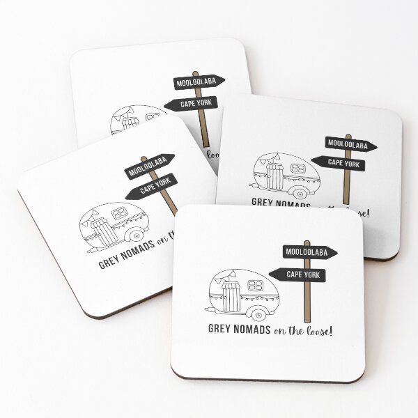 Item preview, Mooloolaba to Cape York -  Grey Nomads Caravan designed and sold by PurrfectionMeow.