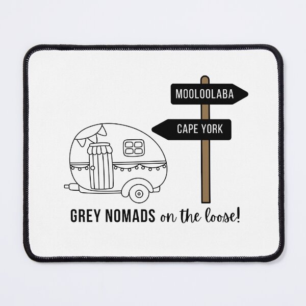 Item preview, Mooloolaba to Cape York - Grey Nomads Caravan designed and sold by PurrfectionMeow.
