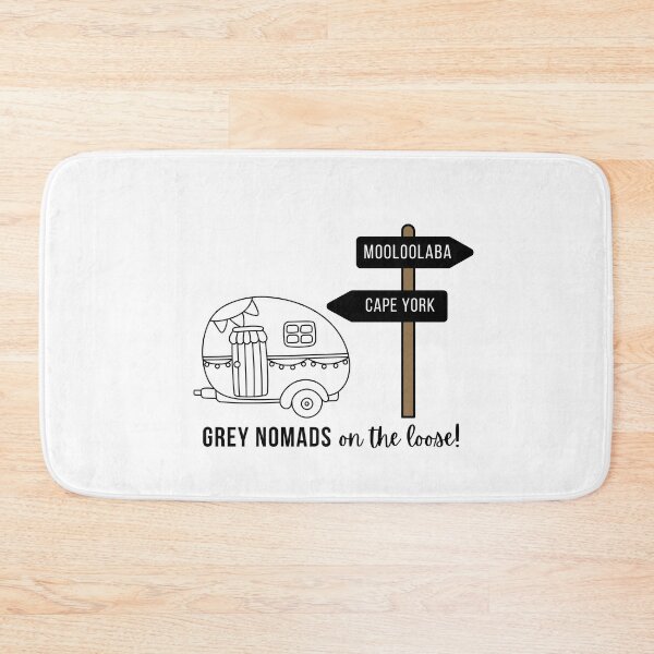 Item preview, Mooloolaba to Cape York -  Grey Nomads Caravan designed and sold by PurrfectionMeow.