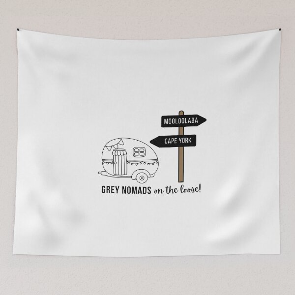 Item preview, Mooloolaba to Cape York -  Grey Nomads Caravan designed and sold by PurrfectionMeow.