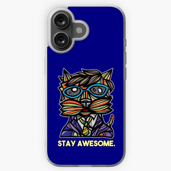 "Stay Awesome." iPhone Soft Case