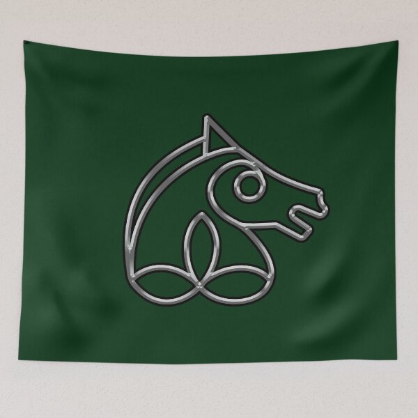 Item preview, Irish Sport Horse Brand in Silver designed and sold by DappledMoon.
