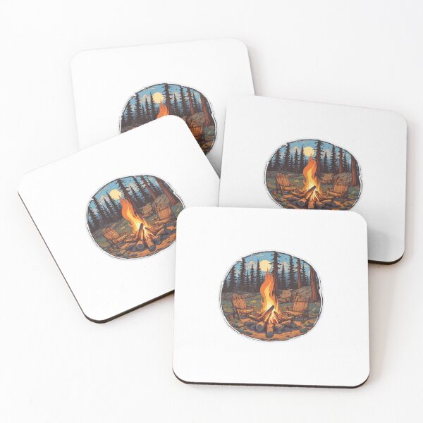 Item preview, Campfire in the Woods designed and sold by cheri-lychee.