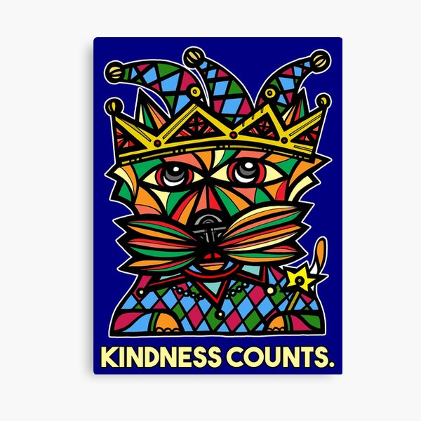 "Kindness Counts." Canvas Print