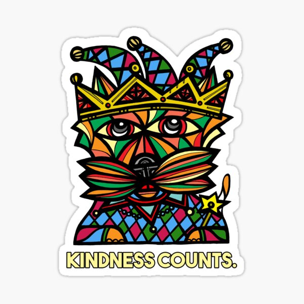 "Kindness Counts." Sticker