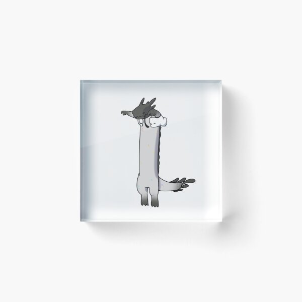 Item preview, Lagarto largo (blanco) Rain World designed and sold by ZcatUwU.