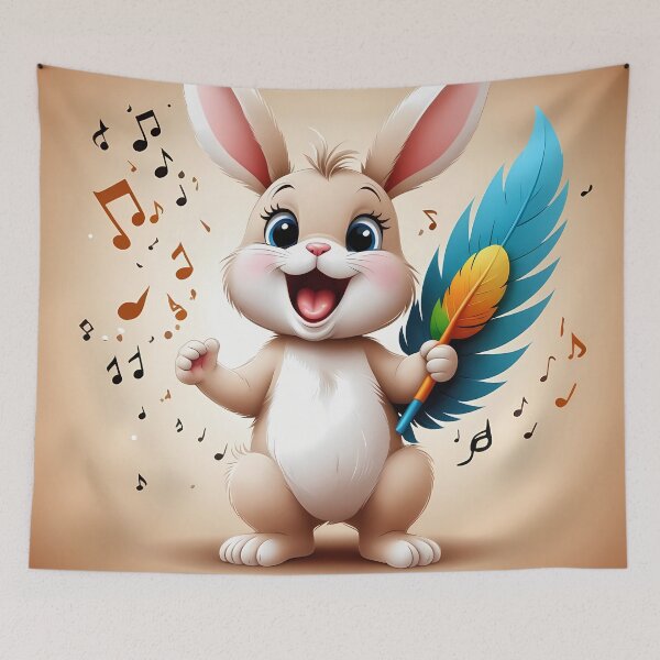 Item preview, Baby Rabbit Sings designed and sold by Artbellachi.