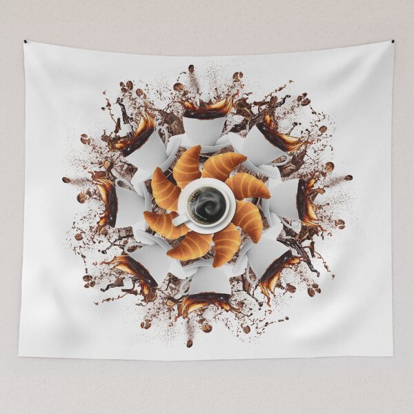 Item preview, coffee splash mandala designed and sold by burenkaUA.