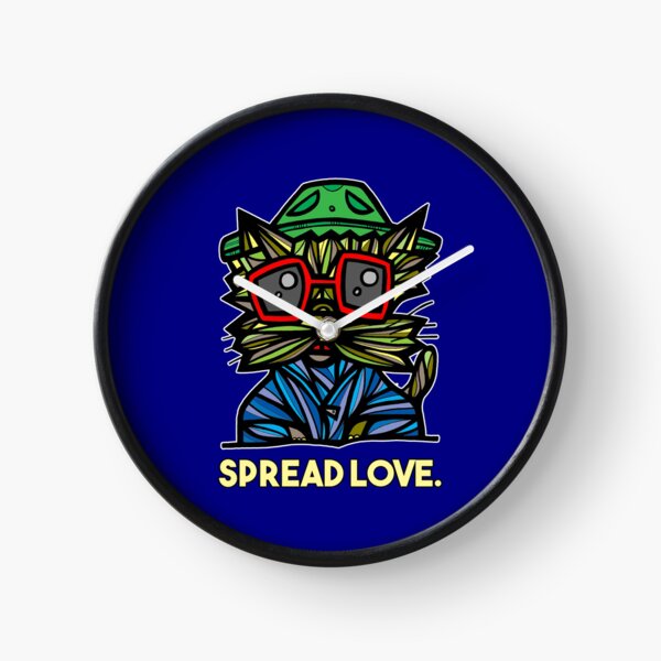 "Spread Love." Clock