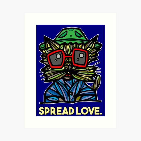 "Spread Love." Art Print