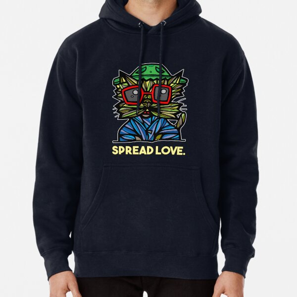 "Spread Love." Pullover Hoodie