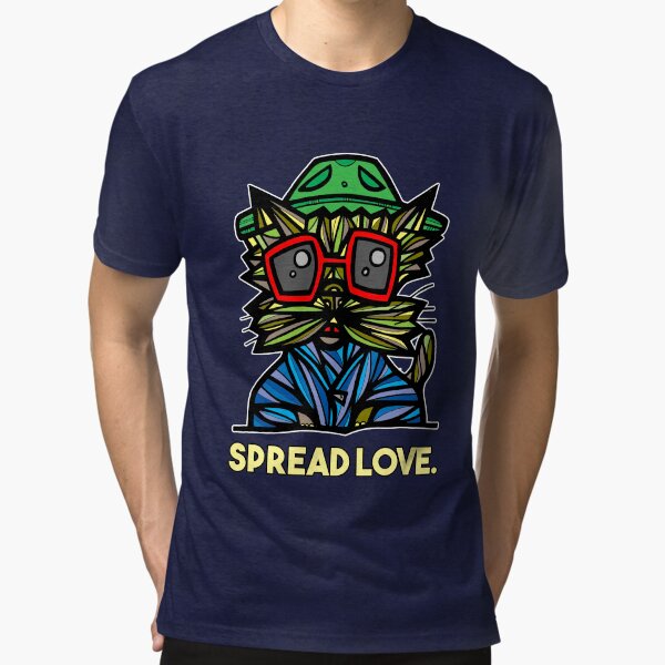 "Spread Love." Tri-blend T-Shirt