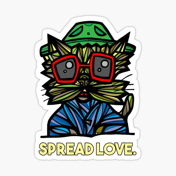 "Spread Love." Sticker