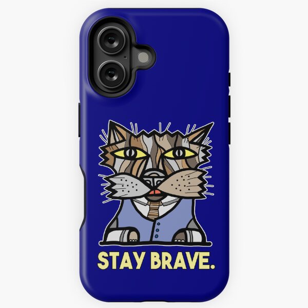 "Stay Brave." iPhone Tough Magsafe Case