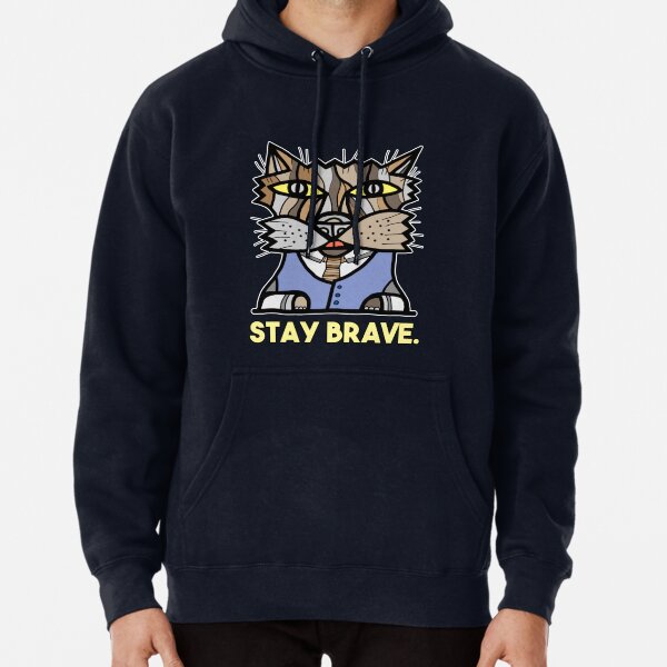 "Stay Brave." Pullover Hoodie