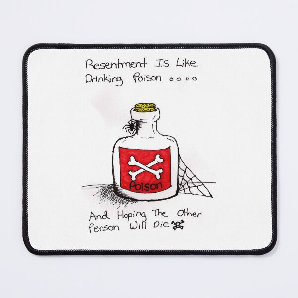 Item preview, Resentment is Like Drinking Poison Tattoo designed and sold by AbovetheGrave.