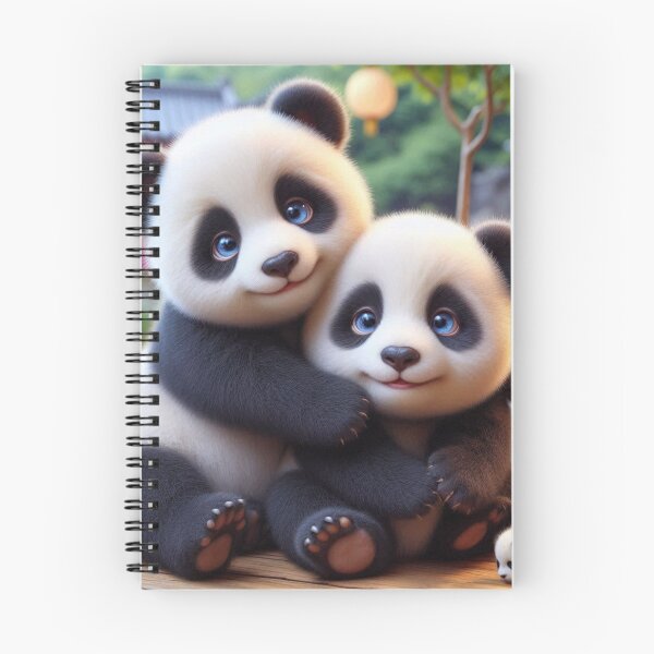 Item preview, Cuddling Pandas 3 designed and sold by PANDALOVEART.