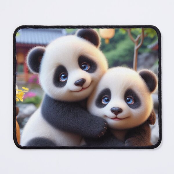 Item preview, Cuddling Pandas 3 designed and sold by PANDALOVEART.