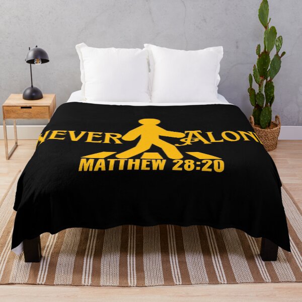 Item preview, Never Alone Matthew 28: 30, Jesus designed and sold by MoriaStore.