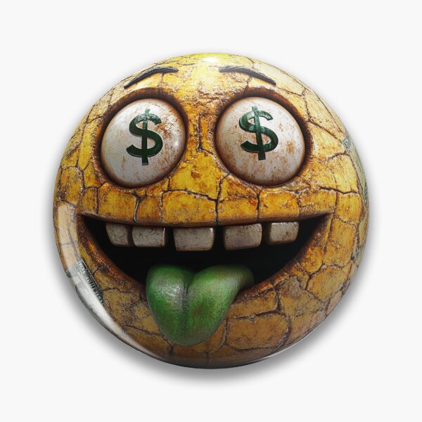Artikelvorschau, Reich zwinkert Dollar-Augen-Emoji entworfen und verkauft von Pujo Design.