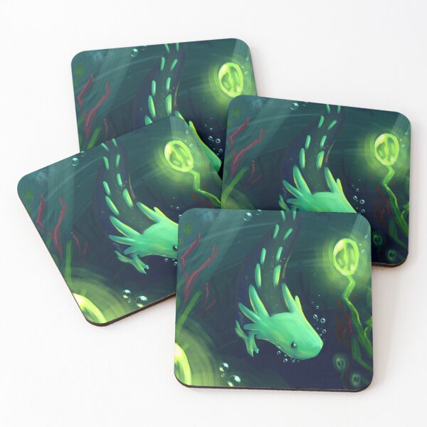 Item preview, Underwater Eel Lizard Portrait - Rain World designed and sold by ZcatUwU.