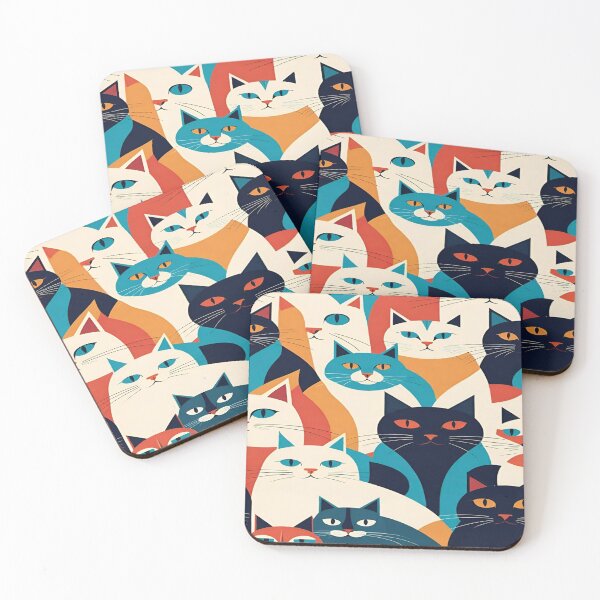 Item preview, Pattern cute cats. designed and sold by DaliaSabryTee.