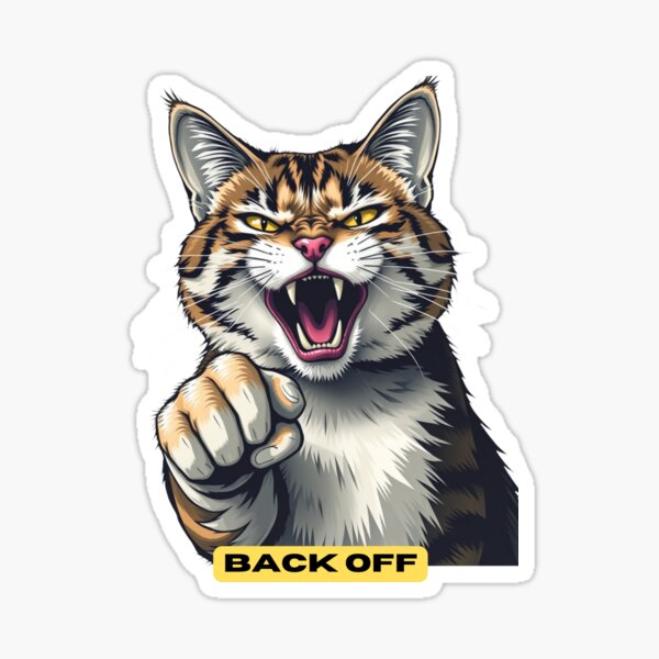 Displeased Cat Angry Cat Merch & Gifts for Sale | Redbubble