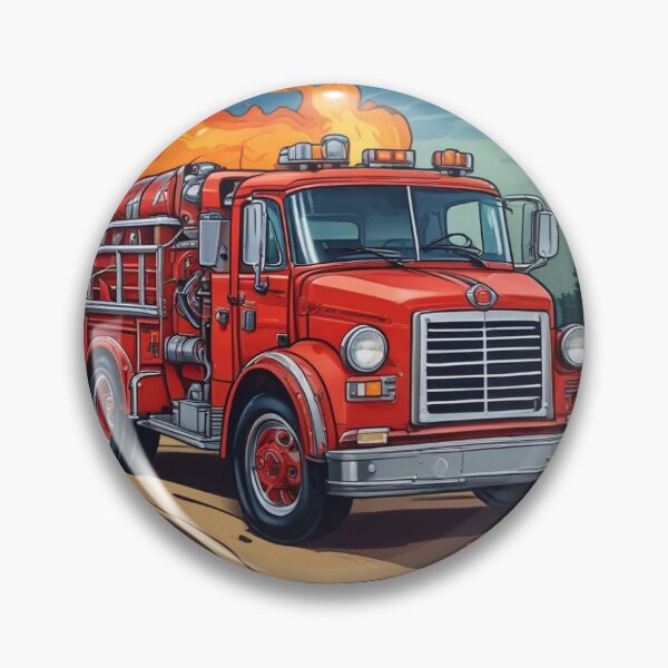 Item preview, Firetruck on Fire designed and sold by cheri-lychee.