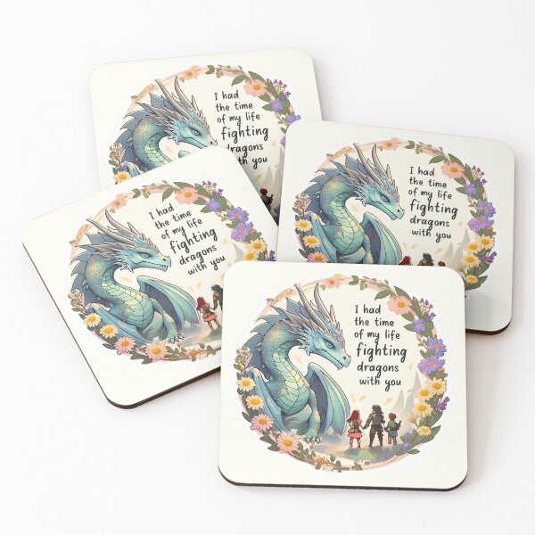 Item preview, Fighting Dragons_1 designed and sold by ᴛʜᴇ ᴛɪɴʏ Qᴜɪʀᴋ ᴄᴏ..