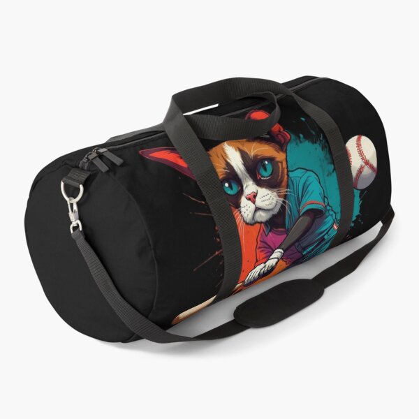 Item preview, Grumpy Persian cat playing baseball designed and sold by Furrifico.