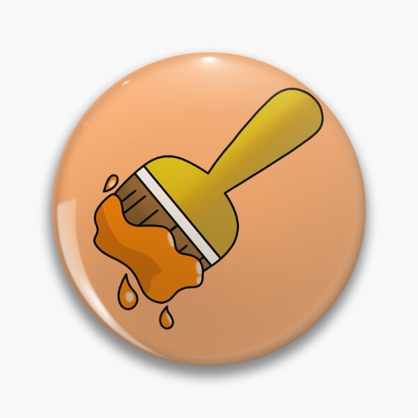 Item preview, Neopets Orange Paint Brush designed and sold by AliceAlpaca6.