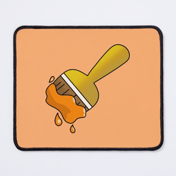 Item preview, Neopets Orange Paint Brush designed and sold by AliceAlpaca6.